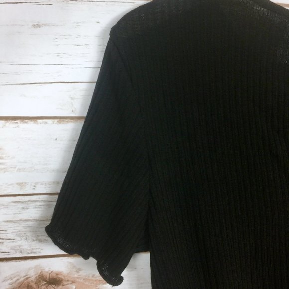 Black MakeMeChic High Waist Romper - Picture 6 of 11